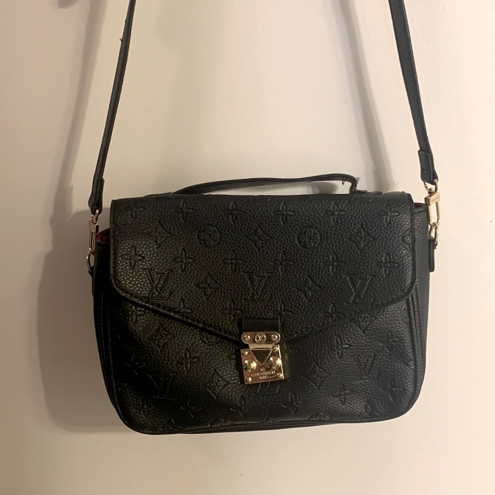 LV black crossbody purse